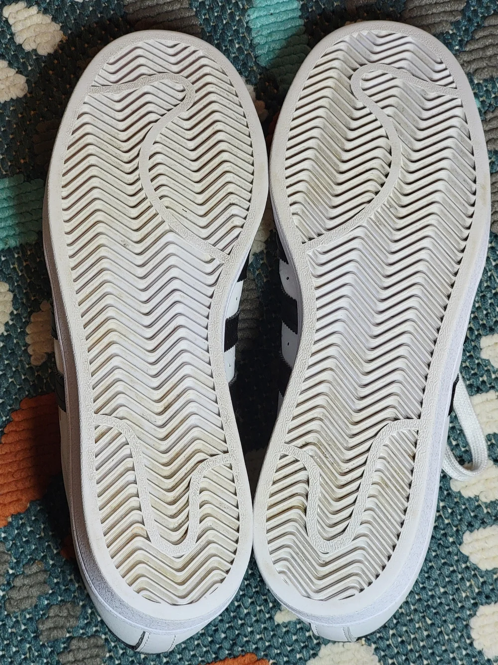 adidas Superstar Size 7.5 In White And Black